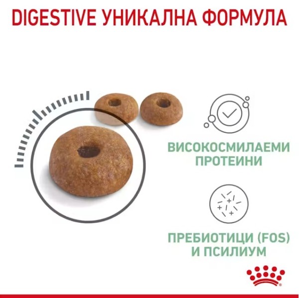 Royal Canin Cat Digestive Care - Пълноценна суха храна за котки за подпомагане на храносмилането